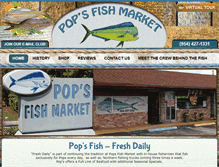 Tablet Screenshot of popsfishmarket.com